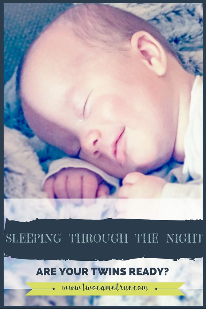 Learn when your twins are ready to begin sleeping through the night so you can begin feeling more rested.