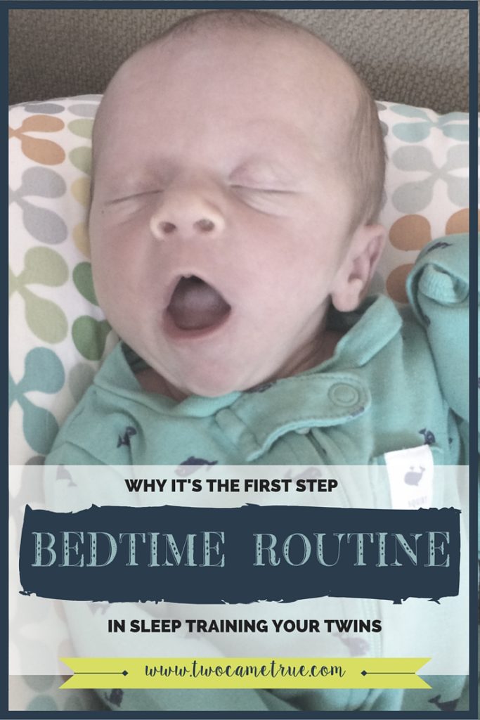 How the bedtime routine can help you sleep train your twins