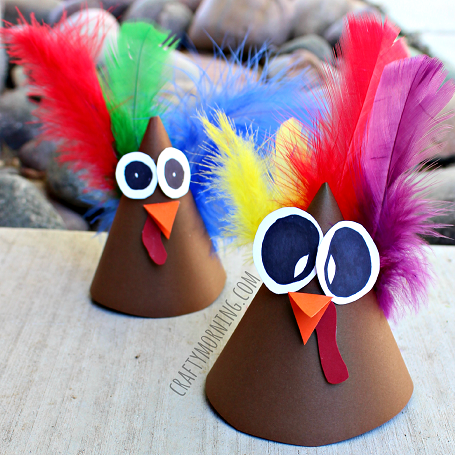 turkey-cone-thanksgiving-craft-for-kids