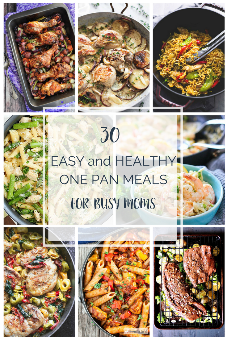 one pan meals for busy moms