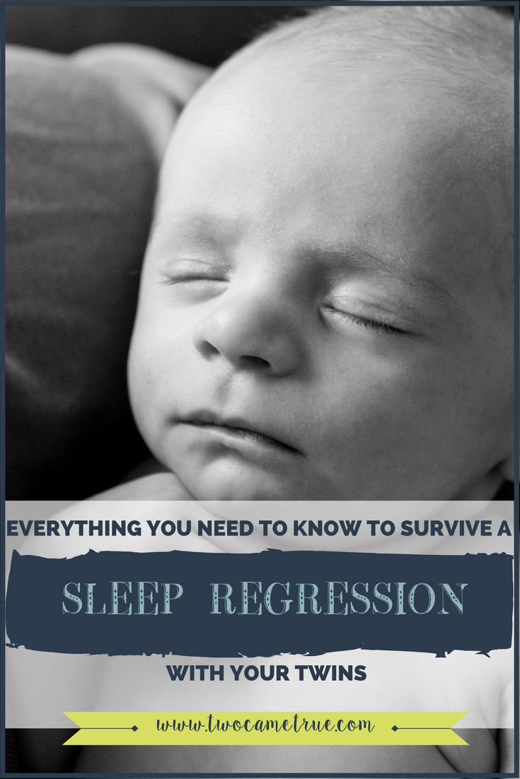 everything you need to survive a sleep regression with your twins