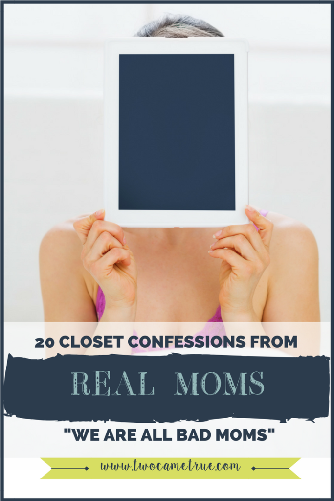 closet confession from real moms