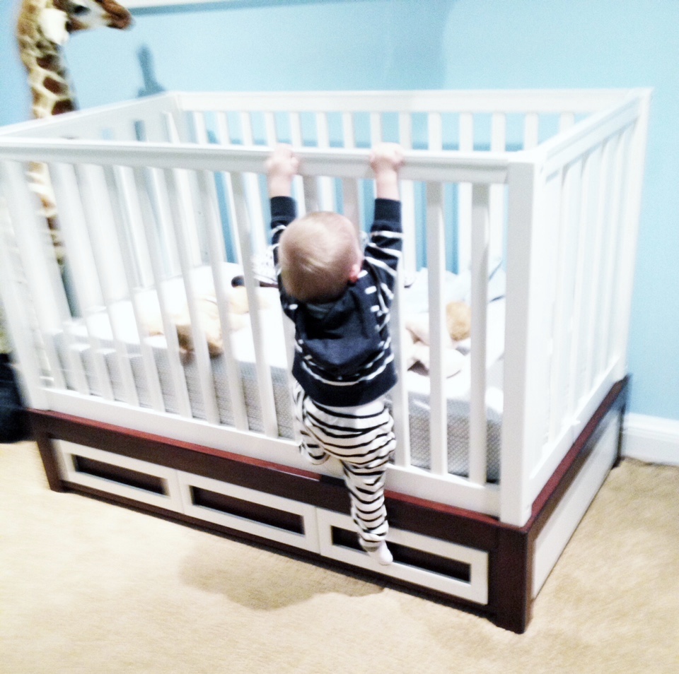 what to do when your toddler learns to escape the crib