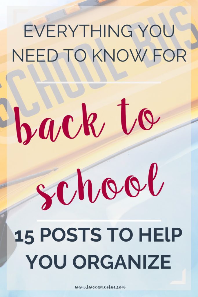 everything you need to know for back to school