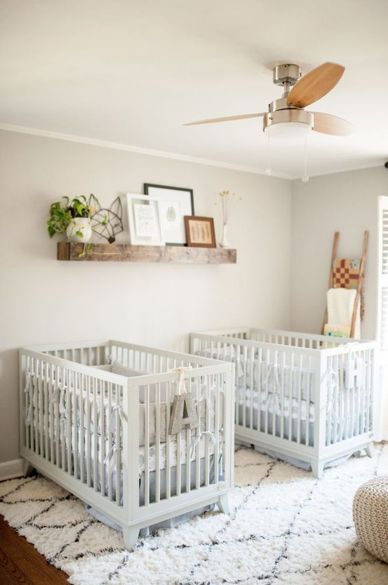 30 Ideas For Creating Your Twin Nursery, Twin Baby Bed Ideas